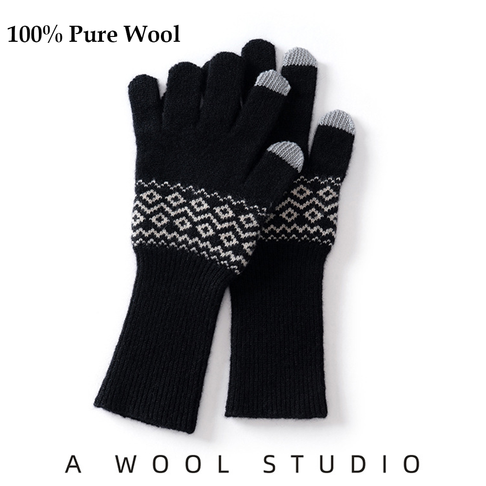 100% Wool Touchscreen Gloves C - Winter Cycling Commute review and price