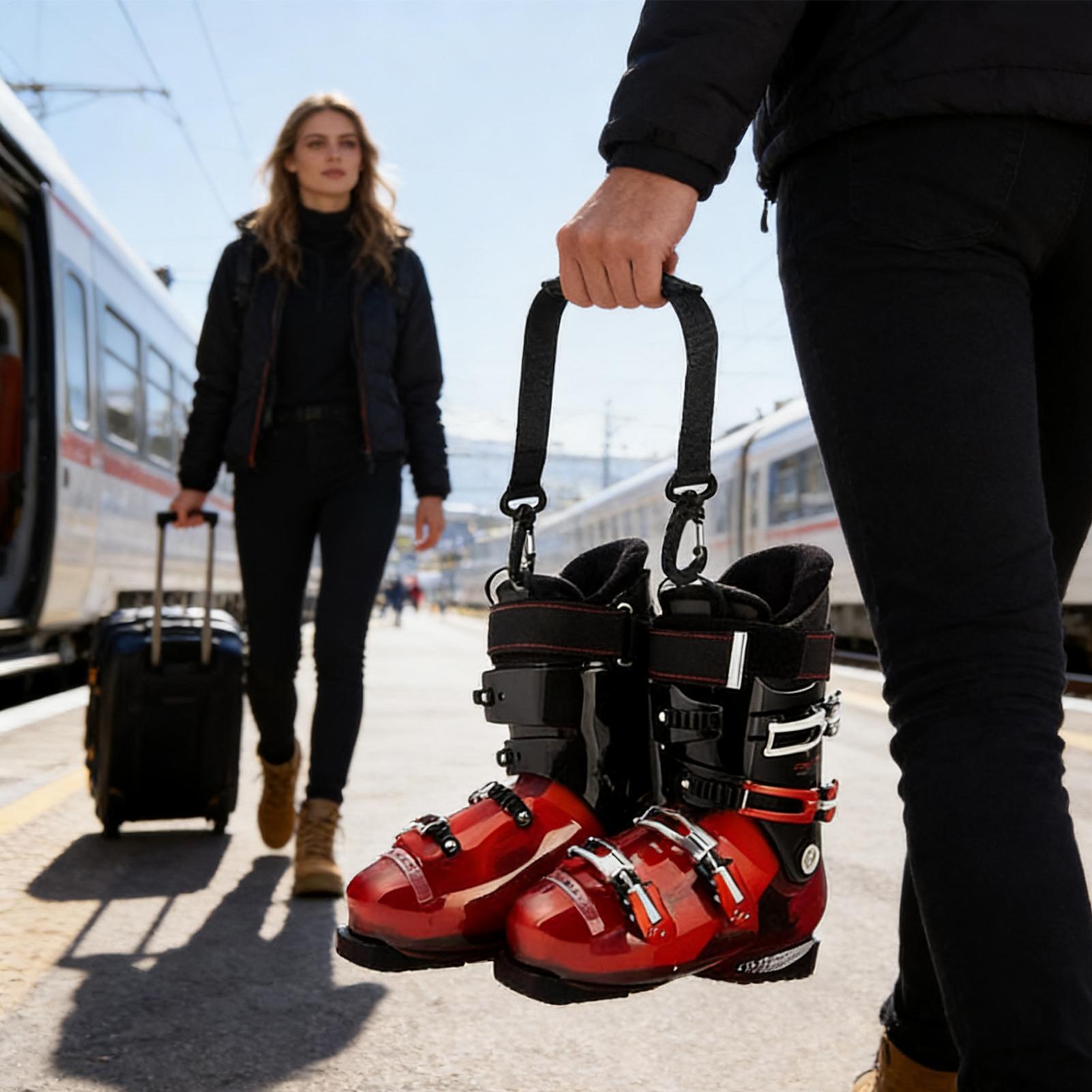 Ski Boot Straps Gear Shoulder  - Cycling Commuting review and price