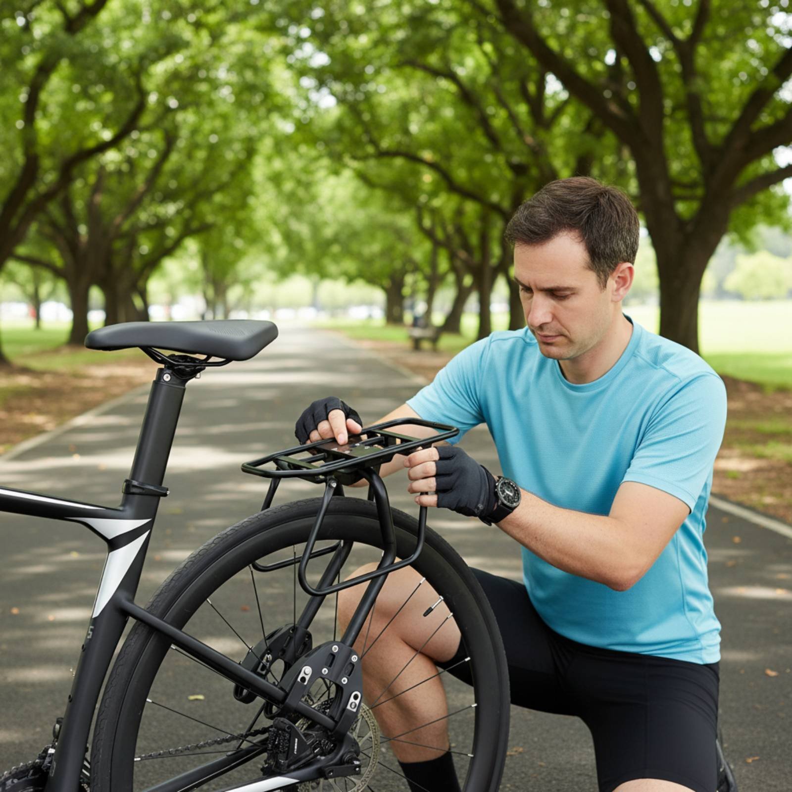 Cycle Rear Rack Lightweight Al - Cycling Commuting review and price