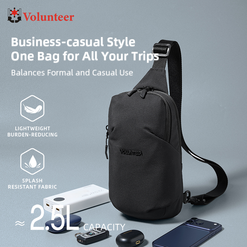 VOLUNTEER 2.5L Sling Chest Bag - Waterproof Cycling Commute review and price