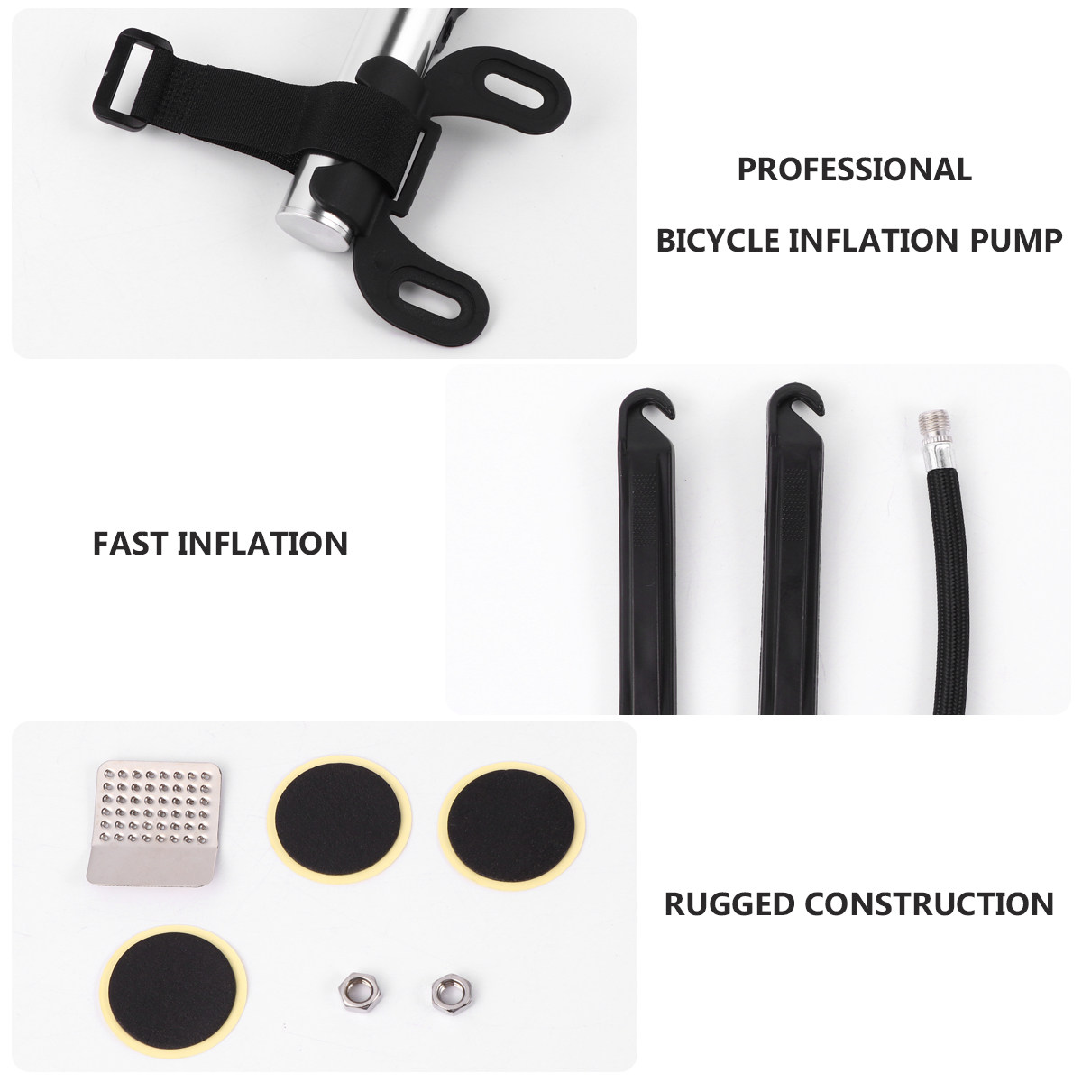Bike Pump Puncture Repair Kit  - Bike Pump Frame Mount review and price